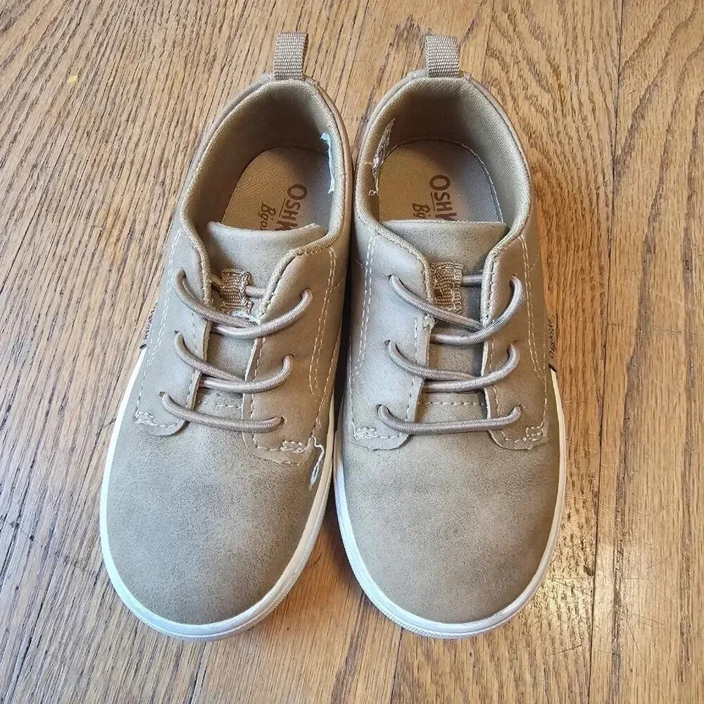 OshKosh tan sneakers boys size 9T